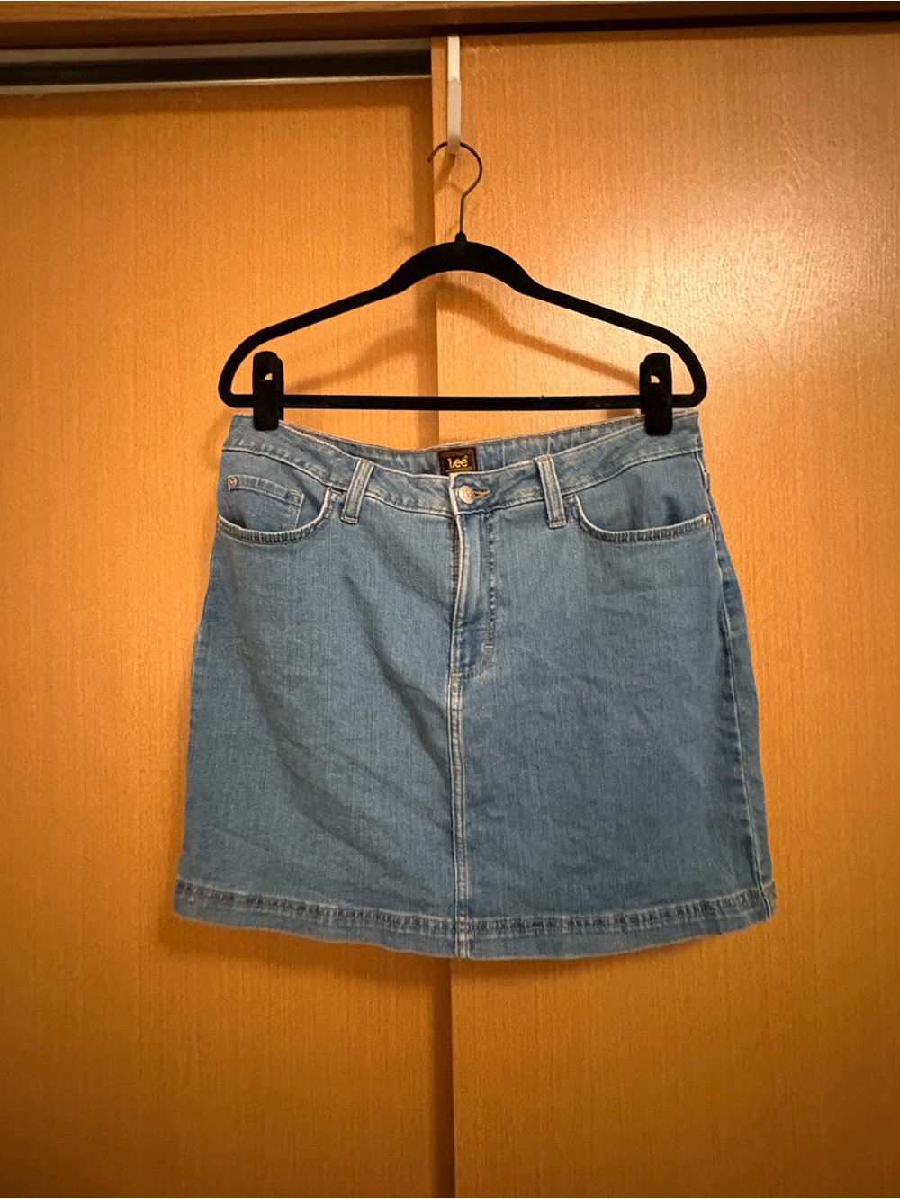 Lee Light Blue Denim Mini Skort